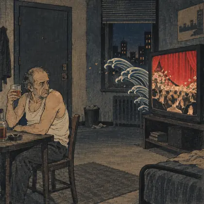 Curtain - poem by - Charles Bukowski
