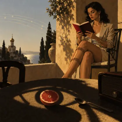 Girl in a Miniskirt Reading the Bible - poem by - Charles Bukowski