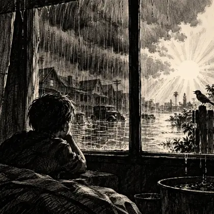 We Ain't Got No Money, Honey, but We Got Rain - poem by - Charles Bukowski