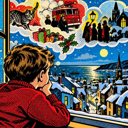 A Child's Christmas in Wales - poem by - Dylan Thomas
