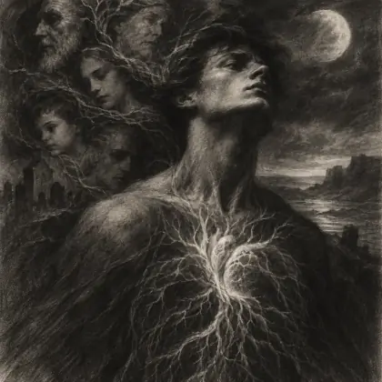 All That I Owe the Fellows of the Grave - poem by - Dylan Thomas