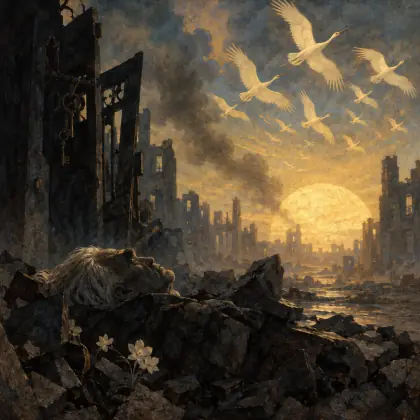 Among Those Killed in the Dawn Raid Was a Man Aged a Hundred - poem by - Dylan Thomas