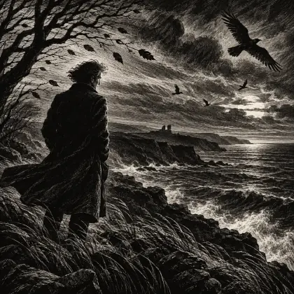 Especially When the October Wind - poem by - Dylan Thomas