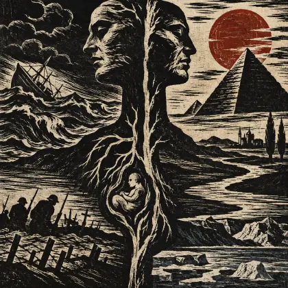 My World Is Pyramid - poem by - Dylan Thomas