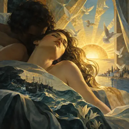 On the Marriage of a Virgin - poem by - Dylan Thomas