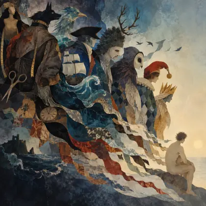 Once Below a Time - poem by - Dylan Thomas