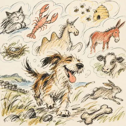 The Song of the Mischievous Dog - poem by - Dylan Thomas
