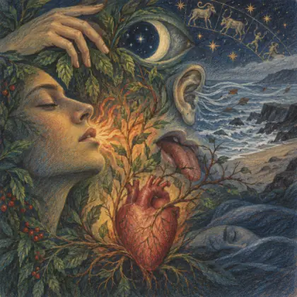 When All My Five and Country Senses See - poem by - Dylan Thomas