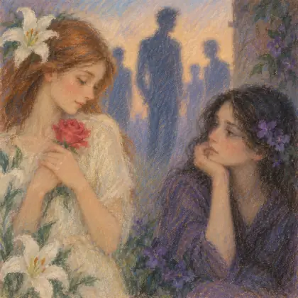 Lily Has a Rose - poem by - E. E. Cummings