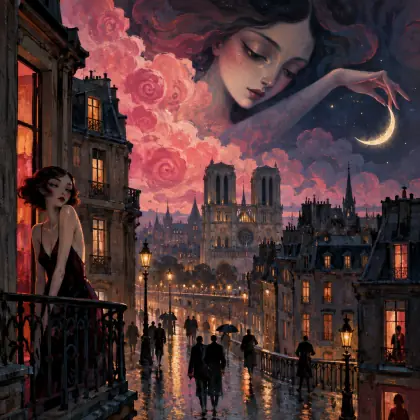 Paris;this April Sunset Completely Utters - poem by - E. E. Cummings