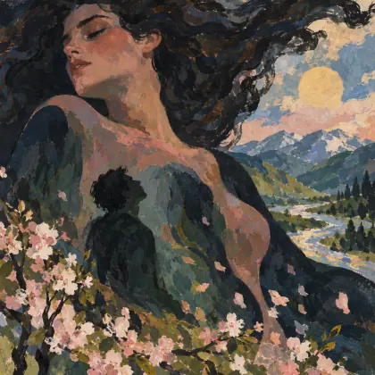 The Poem Her Belly Marched Through Me as - poem by - E. E. Cummings