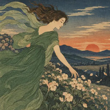 The Wind Is a Lady with - poem by - E. E. Cummings