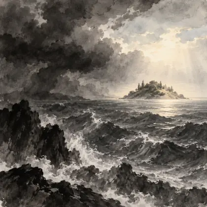 To One Departed - poem by - Edgar Allan Poe