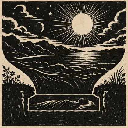 A Coffin Is a Small Domain - poem by - Emily Dickinson