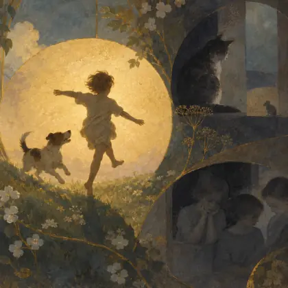 A Little Dog That Wags His Tail - poem by - Emily Dickinson