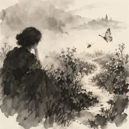 A Little Road Not Made Man - poem by - Emily Dickinson