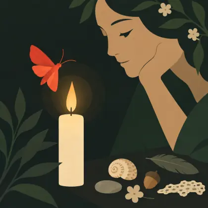 A Moth the Hue of This - poem by - Emily Dickinson