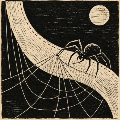 A Spider Sewed at Night - poem by - Emily Dickinson