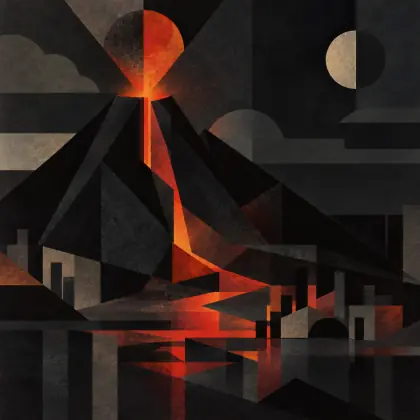 A Still Volcano Life - poem by - Emily Dickinson