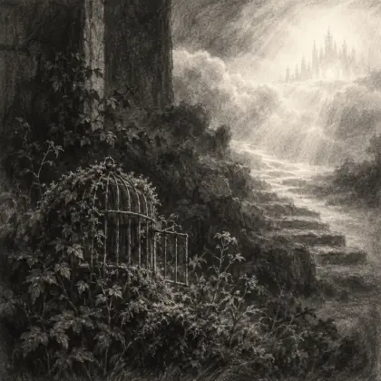 All Overgrown by Cunning Moss - poem by - Emily Dickinson