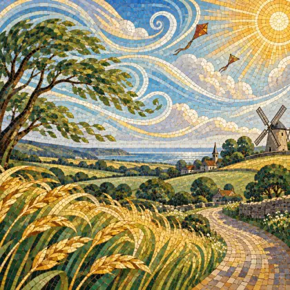 An English Breeze - poem by - Emily Dickinson