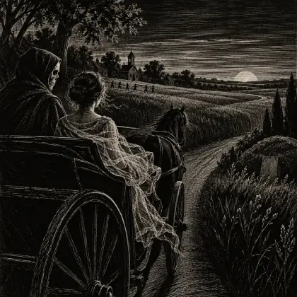 Because I Could Not Stop for Death - poem by - Emily Dickinson