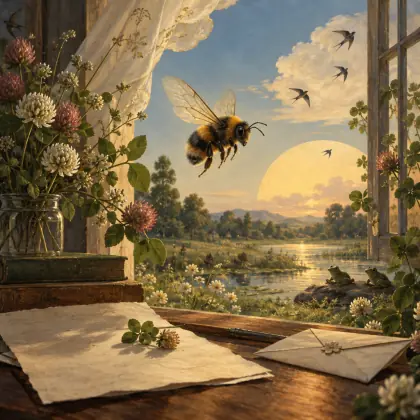 Bee! I’m Expecting You! - poem by - Emily Dickinson