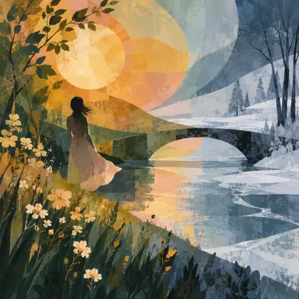 Before the Ice Is in the Pools - poem by - Emily Dickinson