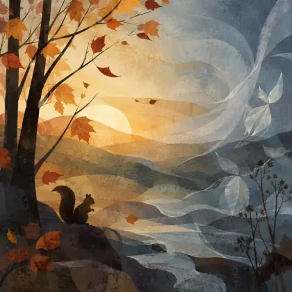 Besides the Autumn Poets Sing - poem by - Emily Dickinson