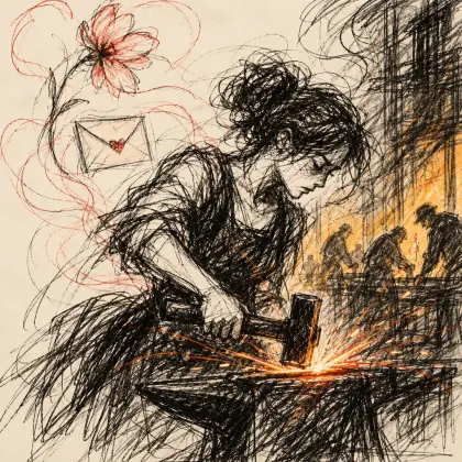 By a Flower by a Letter - poem by - Emily Dickinson