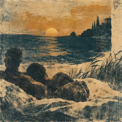 By the Sea - poem by - Emily Dickinson