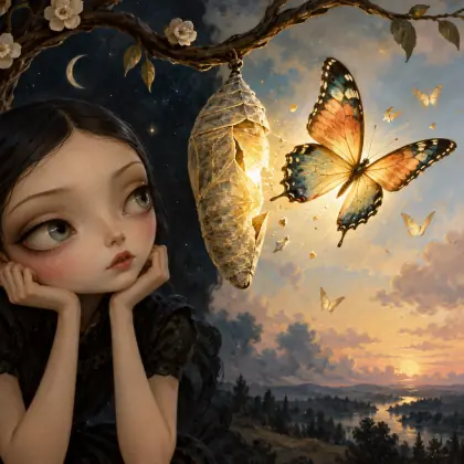 Cocoon Above! Cocoon Below! - poem by - Emily Dickinson