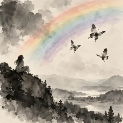 Delight Is as the Flight - poem by - Emily Dickinson