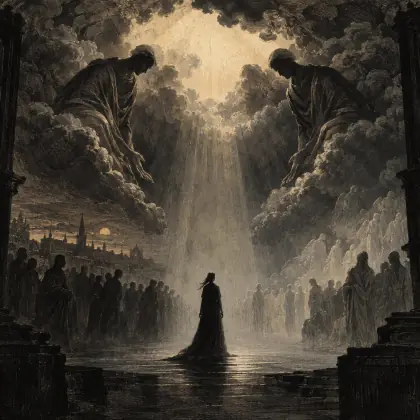 Departed to the Judgment, - poem by - Emily Dickinson