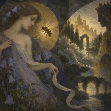Did the Harebell Loose Her Girdle - poem by - Emily Dickinson