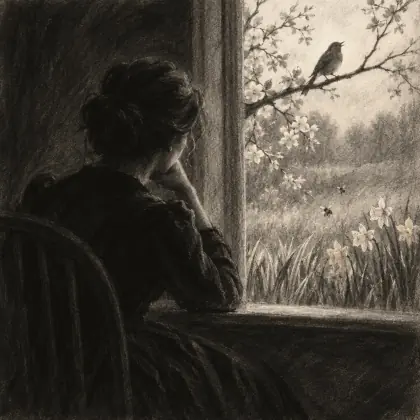 First Robin - poem by - Emily Dickinson