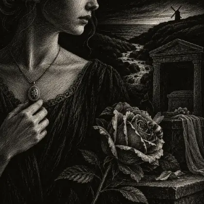 Forget! the Lady with the Amulet - poem by - Emily Dickinson