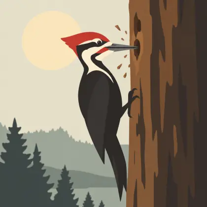 His Bill an Auger Is - poem by - Emily Dickinson