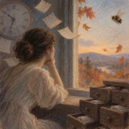 If You Were Coming in the Fall, - poem by - Emily Dickinson