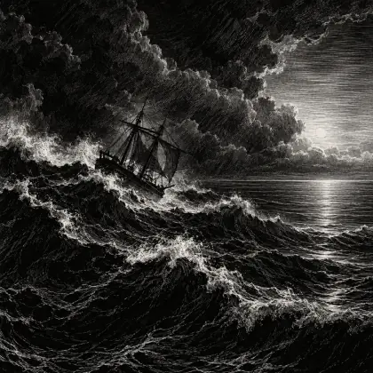 It Tossed and Tossed - poem by - Emily Dickinson