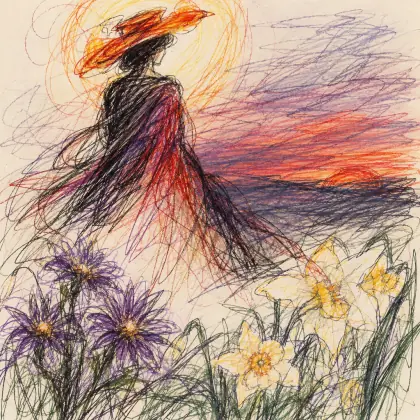 Like Her the Saints Retire - poem by - Emily Dickinson