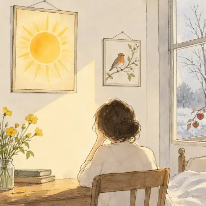 Make Me a Picture of the Sun - poem by - Emily Dickinson