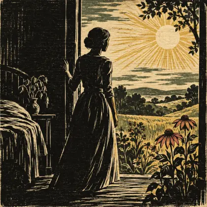 My First Well Day Since Many Ill - poem by - Emily Dickinson