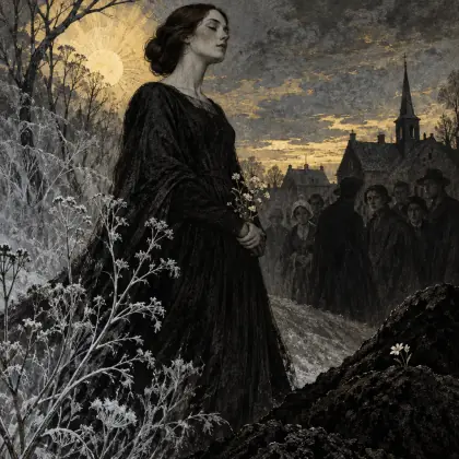 No Notice Gave She, but a Change - poem by - Emily Dickinson
