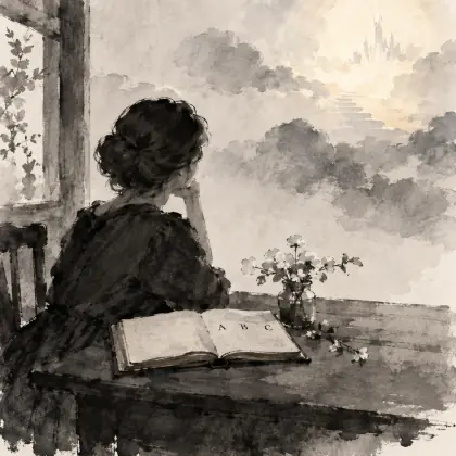 Not in This World to See His Face - poem by - Emily Dickinson