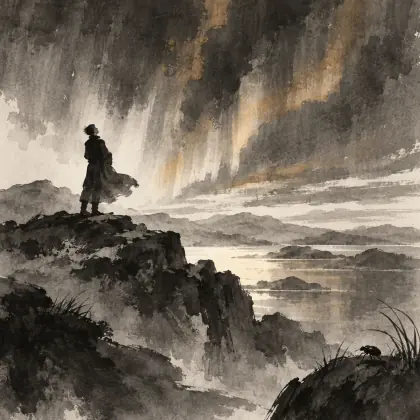 Of Bronze and Blaze - poem by - Emily Dickinson