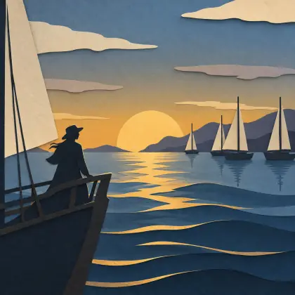 On This Wondrous Sea - poem by - Emily Dickinson