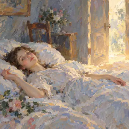She Lay as If at Play - poem by - Emily Dickinson
