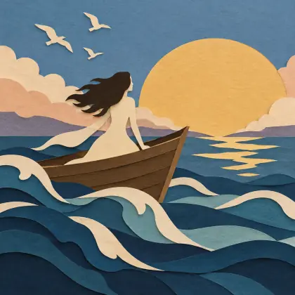 She Staked Her Feathers Gained an Arc - poem by - Emily Dickinson