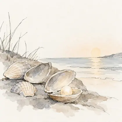 Shells from the Coast Mistaking - poem by - Emily Dickinson